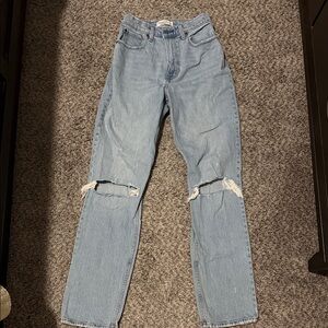 Abercrombie & Fitch Light Blue High Rise Jeans